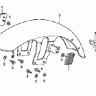 CB250 Переднее крыло