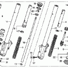 VTX1800R2 Передняя вилка