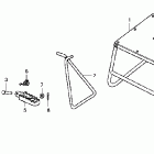 CR85RB Подножки