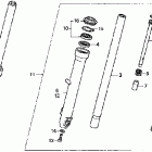 CB250 Передняя вилка