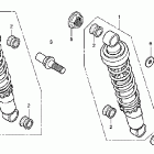 VT750DCA Задний амортизатор