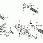 VT750DCA Подножки