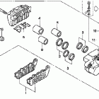 ST1300PA Задний суппорт тормозной