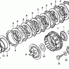 VT750CA Сцепление