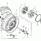 VTX1300C Заднее колесо