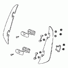 GL1800 Windshield air deflector (standard)