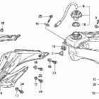 CR250R Топливный бак
