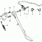 VT750CA Подножка