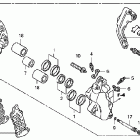 VTX1800F2 Передний тормозной суппорт левый