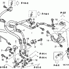 VFR800A Тормозные шланги передние