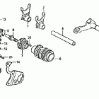 CR250R Вилка переключения передач