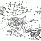 VT750DCA Головка цилиндров задняя