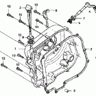 CB250 Крышка картера правая