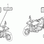 VTX1800R2 Предупредительные таблички