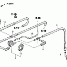 VTX1300S Адсорбер, системы улавливания паров топлива