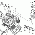 VTX1800F2 Головка цилиндров передняя