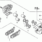 ST1300A Задний суппорт тормозной