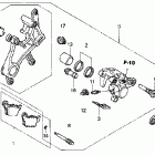 CRF450R Задний суппорт тормозной
