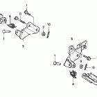CRF100F Подножки