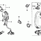 ST1300PA Рулевые переключатели и троса