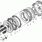 CR85RB Сцепление