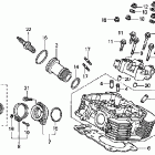 VTX1800F2 Головка цилиндров задняя