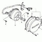 CR85RB Крышка картера левая