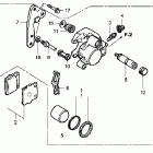 CR85RB Передний тормозной суппорт