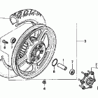 VT1100C Заднее колесо
