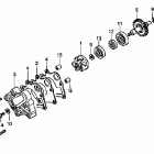 CR250R Водяной насос