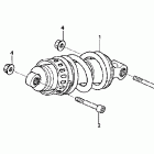 VT600CD Задний амортизатор