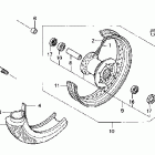 VT750CA Переднее колесо