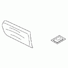 VTX1800F2 Billet countershaft cover trim (fluted)