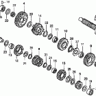 CB900F Трансмиссия