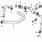 VT1100C2 Патрубки охлаждения