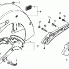 VTX1800N2 Rear fender @ grab rail (2)