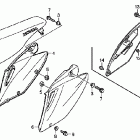 CRF250R Сиденье и обшивка боковая