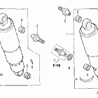 VTX1300C Задний амортизатор