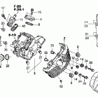 VTX1300C Крышка головки переднего цилиндра