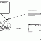 CR250R Наклейки предупреждения