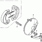 CRF100F Передний тормоз