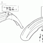 CR125R Переднее крыло