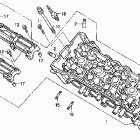 CB900F Головка цилиндра