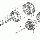 CR125R Сцепление