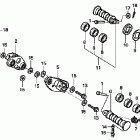 VT600CD Подножки