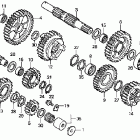 XR650R Трансмиссия