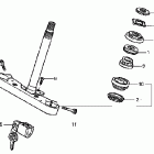 VTX1300S Траверса нижняя