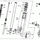 XR650R Передняя вилка