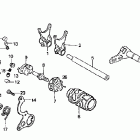 CR125R Вилка переключения передач