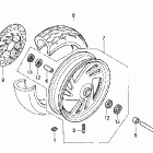 VTX1300C Переднее колесо